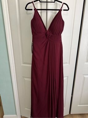 Azazie Maren Allure Evening Dress - Cabernet
